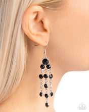 Load image into Gallery viewer, Cascading Clarity - Black Paparazzi Accessories