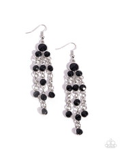 Load image into Gallery viewer, Cascading Clarity - Black Paparazzi Accessories