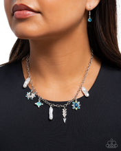 Load image into Gallery viewer, Broaching Beauty - Blue Paparazzi Accessories