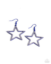 Load image into Gallery viewer, Streamlined Stars - Blue Paparazzi Accessories