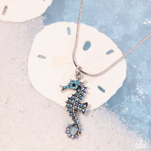Load image into Gallery viewer, Seahorse Shanty - Blue Paparazzi Accessories