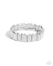 Load image into Gallery viewer, Admirably Aligned - White Paparazzi Accessories