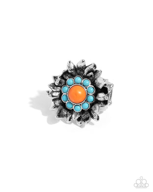Screening Sunflower - Orange Paparazzi Accessories