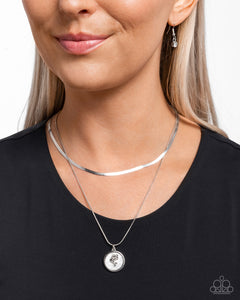 floral,short necklace,white,Garden Gallery - White Necklace