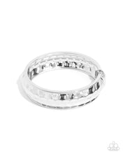 Load image into Gallery viewer, Hammered Hardware - Silver Paparazzi Accessories