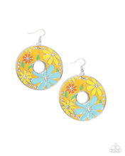 Load image into Gallery viewer, Embroidered Elegance - Yellow Paparazzi Accessories