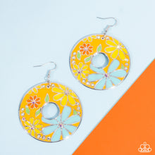 Load image into Gallery viewer, Embroidered Elegance - Yellow Paparazzi Accessories