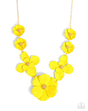 Load image into Gallery viewer, Arranged Aria - Yellow Paparazzi Accessories
