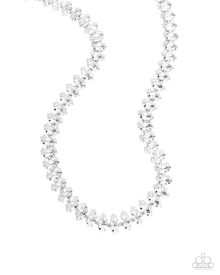 Glittery Genre - White Paparazzi Accessories