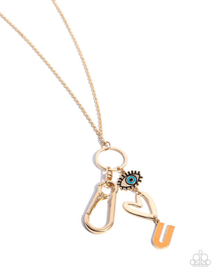 Abstract Allegiance - Gold Paparazzi Accessories