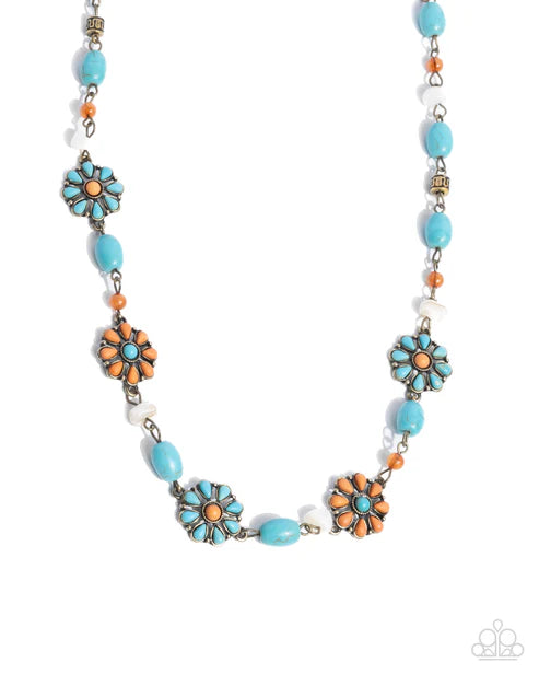 Chill Country Brass Necklace Paparazzi Accessories