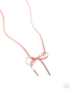 copper,short necklace,Ladylike Legato - Copper
