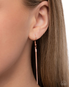 copper,short necklace,Ladylike Legato - Copper