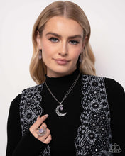 Load image into Gallery viewer, Crescent Charm - Purple Paparazzi Accessories