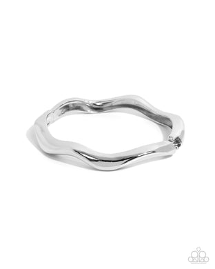 Waving Hello - Silver Paparazzi Accessories
