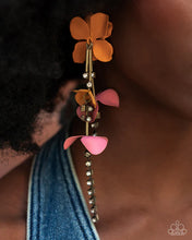 Load image into Gallery viewer, Capitol Chic Multi Floral Post Earrings Paparazzi Accessories