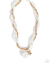 Load image into Gallery viewer, Pearly Perspective - Gold Paparazzi Accessories