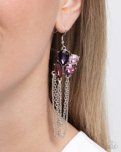 fishhook,purple,rhinestones,Decadent Distance - Purple
