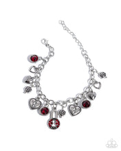 Load image into Gallery viewer, Luxurious Locks - Red Paparazzi Accessories