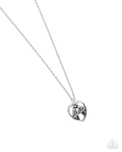 short necklace,silver,Brilliant Birds - Silver Necklace