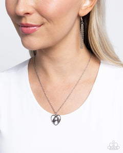short necklace,silver,Brilliant Birds - Silver Necklace