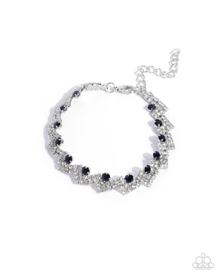 Fateful Finish - Blue Paparazzi Accessories