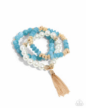 Load image into Gallery viewer, Marbled Mirage - Blue Paparazzi Accessories