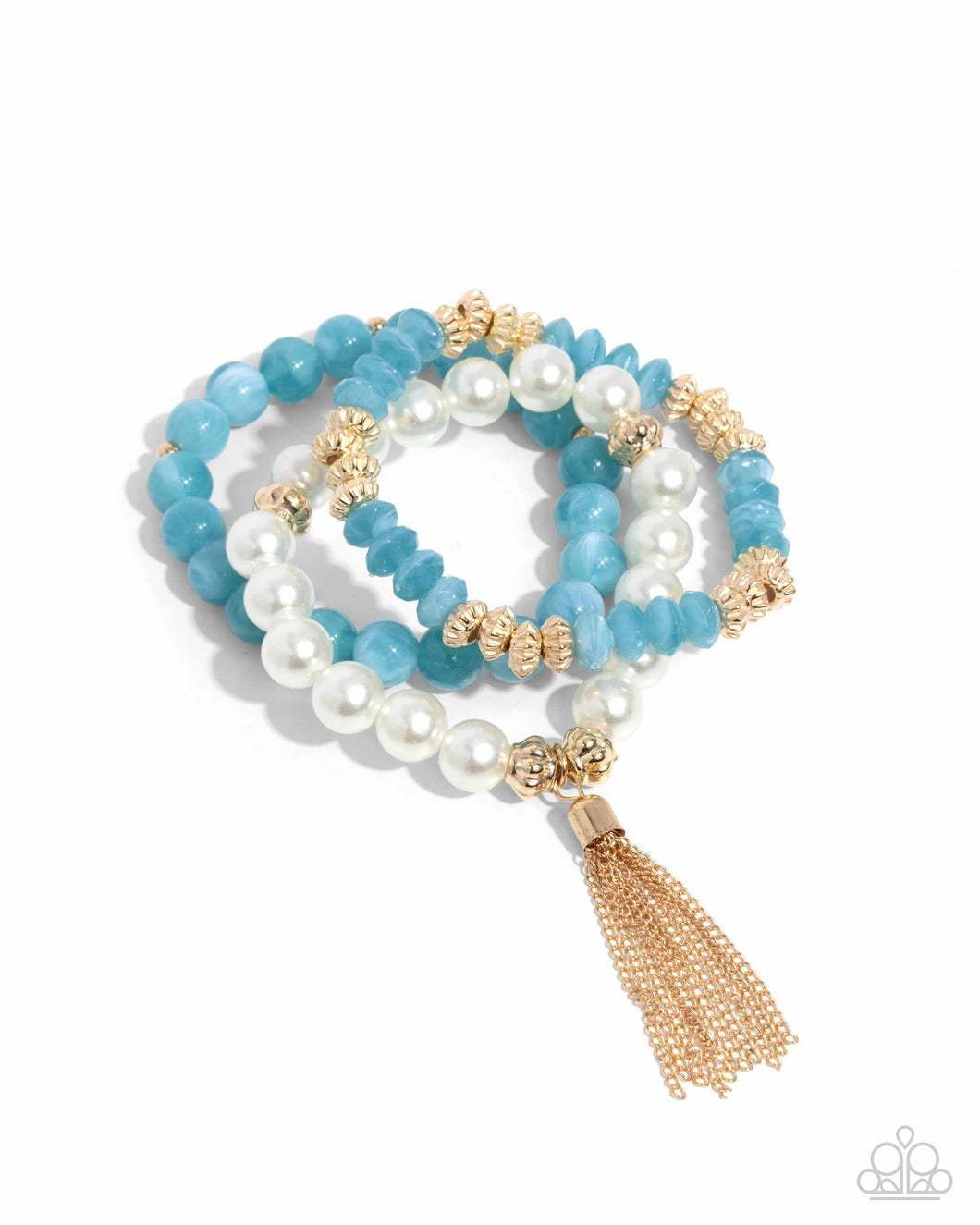 Marbled Mirage - Blue Paparazzi Accessories