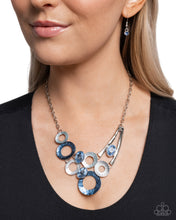 Load image into Gallery viewer, Compelling Circles - Blue Paparazzi Accessories