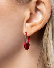Load image into Gallery viewer, Pampered Padlock - Red Paparazzi Accessories