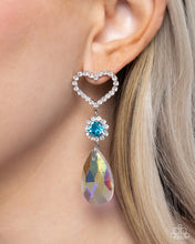 Load image into Gallery viewer, Faceted Frenzy - Blue Paparazzi Accessories