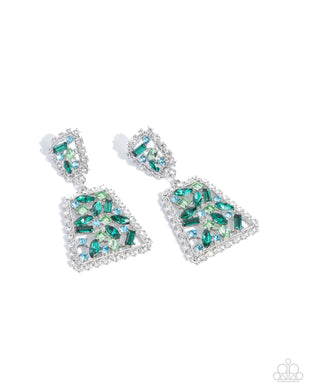 Glistening Gala - Green Paparazzi Accessories