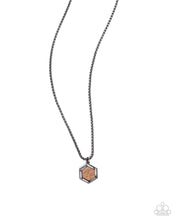 Load image into Gallery viewer, Hexagonal Hangout - Black Paparazzi Accessories