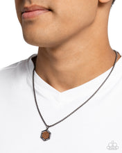 Load image into Gallery viewer, Hexagonal Hangout - Black Paparazzi Accessories