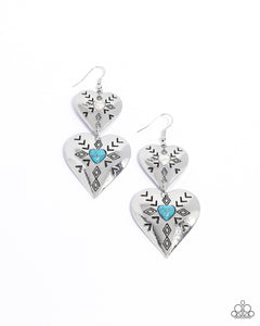 blue,fishhook,hearts,white,Rustic Repetition - Multi