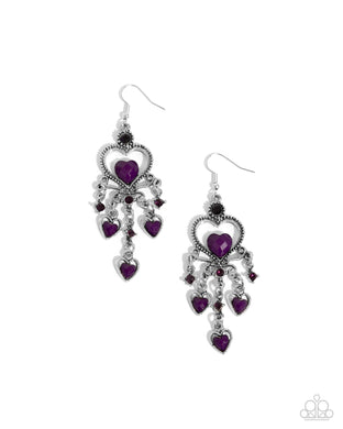 Compassionate Chandelier - Purple Paparazzi Accessories