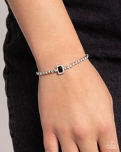 Load image into Gallery viewer, Draped in Dazzle - Black Paparazzi Accessories