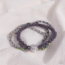Load image into Gallery viewer, Beaded Boundary - Silver Paparazzi Accessories