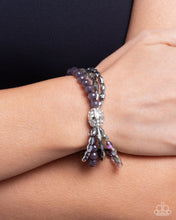 Load image into Gallery viewer, Beaded Boundary - Silver Paparazzi Accessories