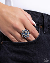 Load image into Gallery viewer, Floral Forte - Blue Paparazzi Accessories