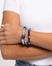 Load image into Gallery viewer, Flashy Frugality - Blue Paparazzi Accessories