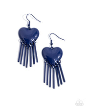 Load image into Gallery viewer, Flirty Fringe - Blue Paparazzi Accessories