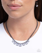 Load image into Gallery viewer, Seeking Out Squares - Black Paparazzi Accessories