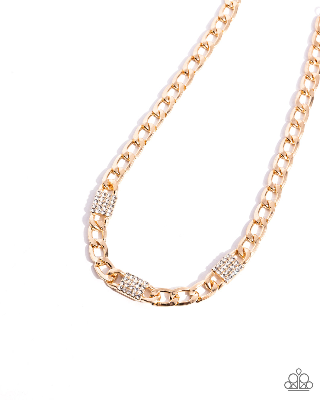 Impressive Independence - Gold Paparazzi Accessories