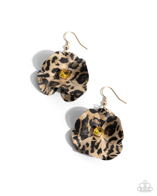 Legendary Leopard - Yellow Paparazzi Accessories