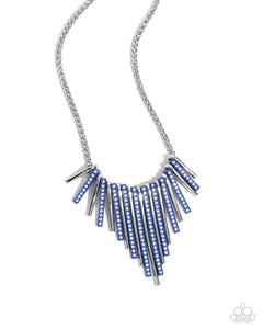 blue,short necklace,stretchy,Fashionable Fringe Blue & Colored Cameo Blue Complete Look