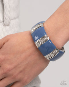 blue,short necklace,stretchy,Fashionable Fringe Blue & Colored Cameo Blue Complete Look