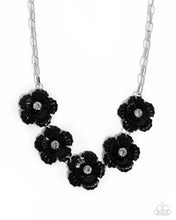 Load image into Gallery viewer, Flower Chain - Black Paparazzi Accessories