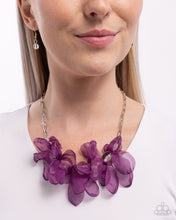 Load image into Gallery viewer, Fancy Fabric - Purple Paparazzi Accessories