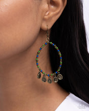 Load image into Gallery viewer, Teardrop Title - Green Paparazzi Accessories